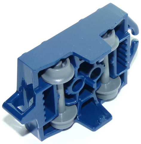Lego Vehicle, Base 4 x 5 Roller Coaster Car with Dark Bluish Gray Wheels (26021 / 24869)