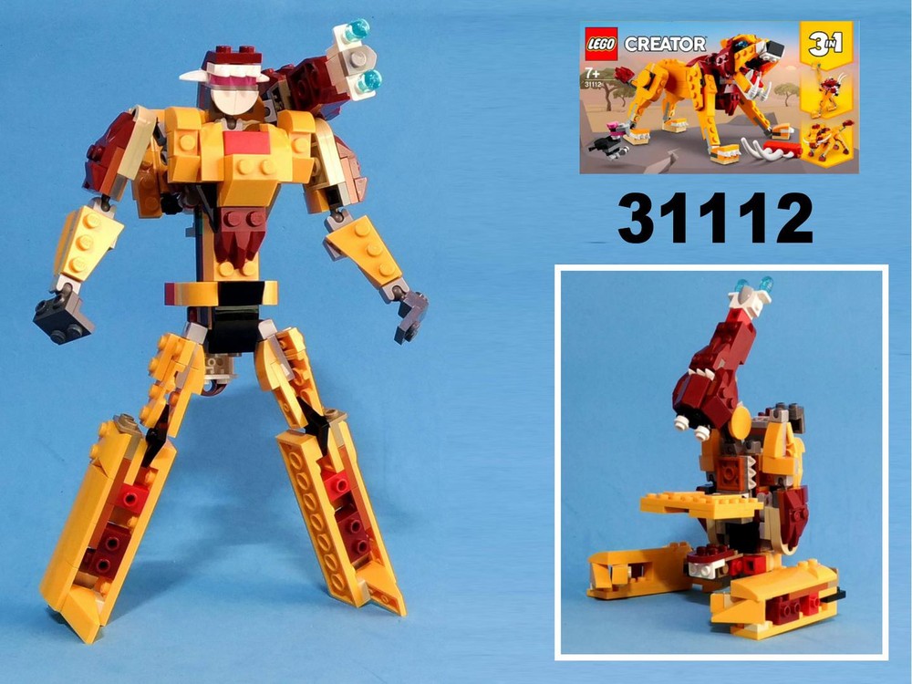 Lego Transformer Microscope from LEGO Creator set 31112: Wild Lion