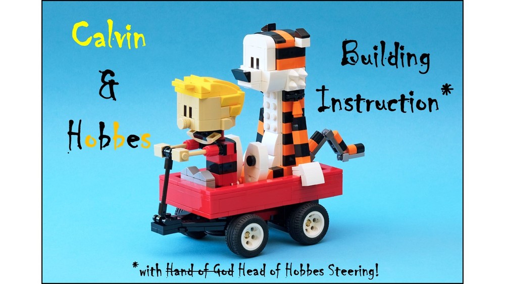 Lego Calvin and Hobbes