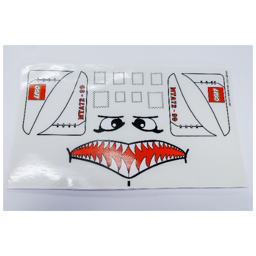Lego Sticker Sheet 1 for Set 5956-1 / [No Color/Any Color]