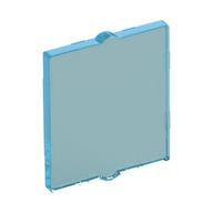 Lego Glass for Window 1 x 2 x 2 Flat / Trans-Light Blue