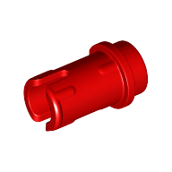 Lego Technic Pin 1/2 with Friction / Red