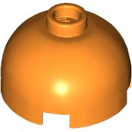Lego Brick Round 2 x 2 Dome Top, Hollow Stud / Orange