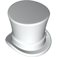 Lego Tall Top Hat [PLAIN] / White
