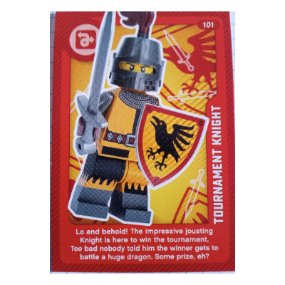 Lego Trading Card, Create the World Living Amazingly - Tournament Knight / [No Color/Any Color]