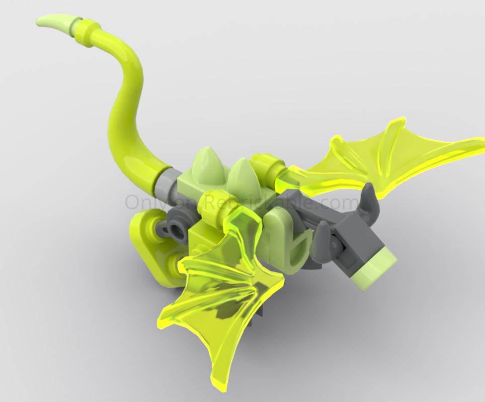 Lego Little Green Dragon
