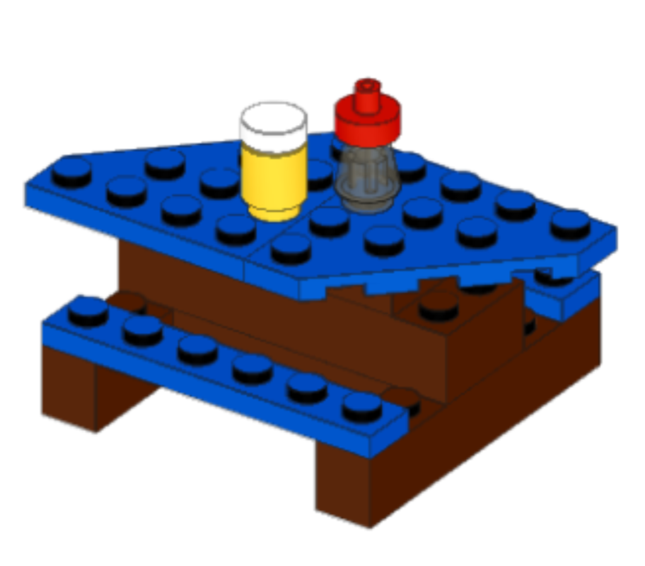 Lego Modern Picnic Table