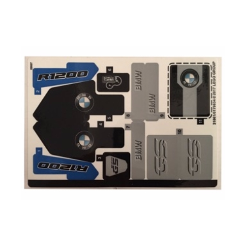 Lego Sticker Sheet for Set 42063-1 / [No Color/Any Color]