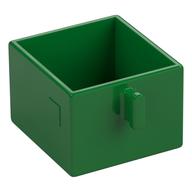 Lego Duplo Drawer 2 x 2 with Pull Handle / Green