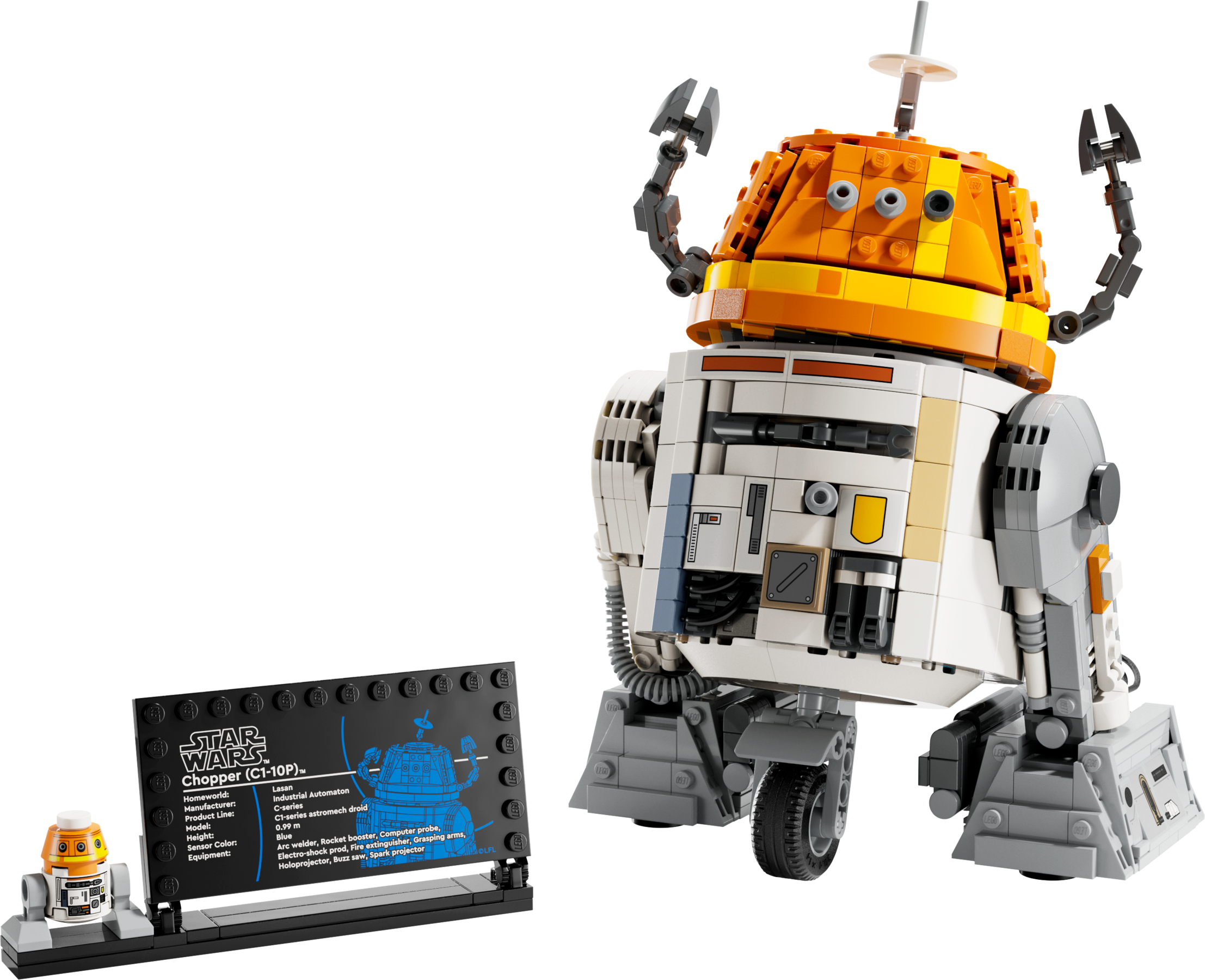 Lego Chopper (C1-10P) Astromech Droid