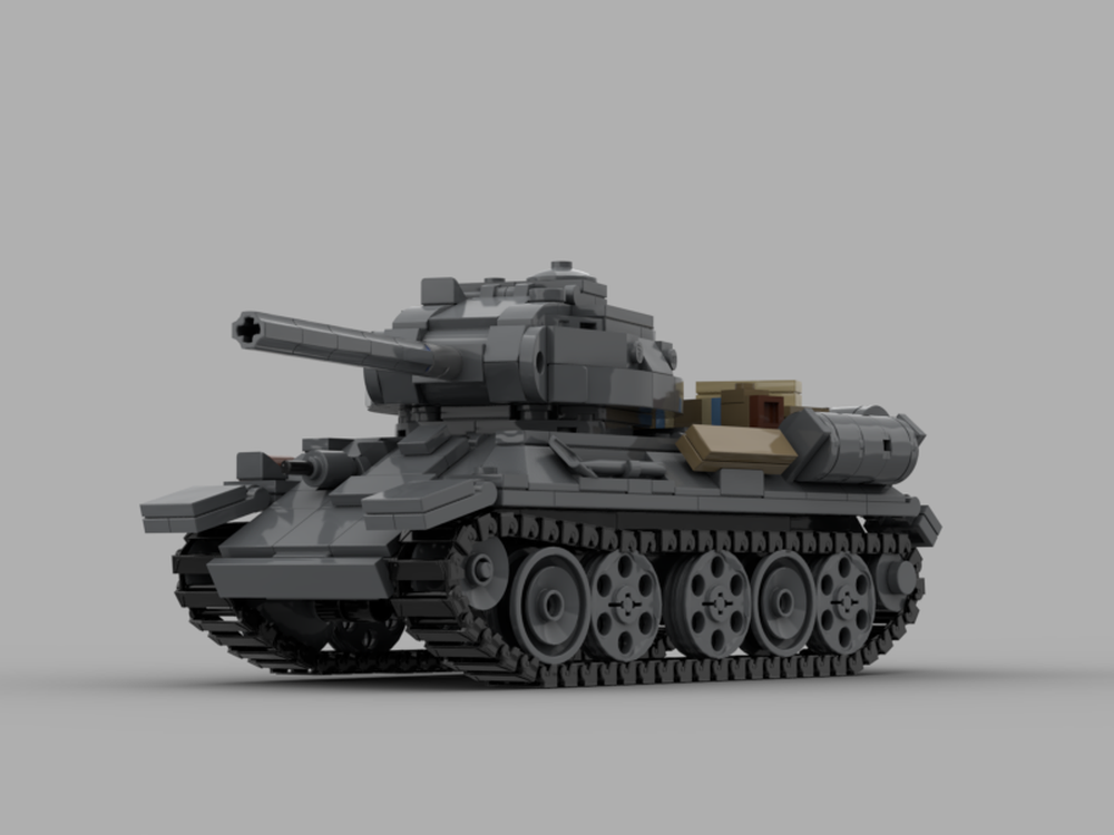 Lego T34/85 Soviet medium tank