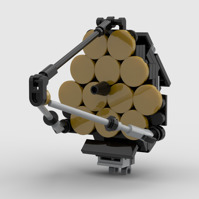 Lego 1:110 James Webb Space Telescope Mirror Assembly (v2)
