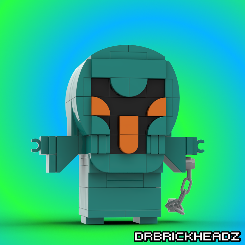 Lego Green Ghost (Scooby Doo) Custom Brickheadz