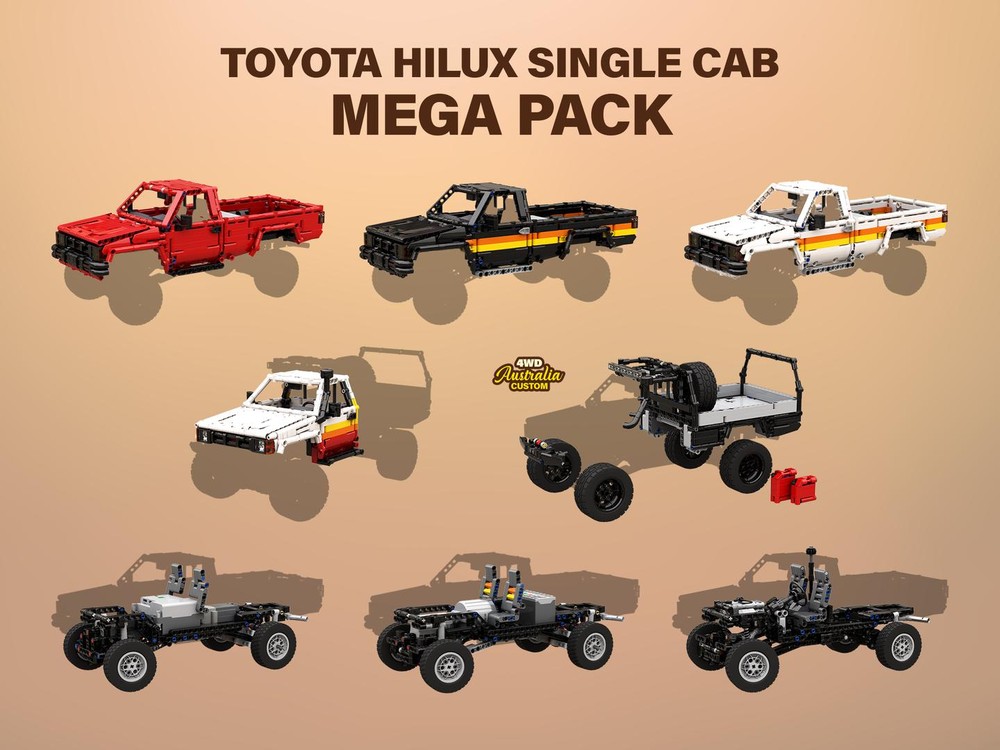 Lego Toyota Hilux Single Cab MEGA PACK