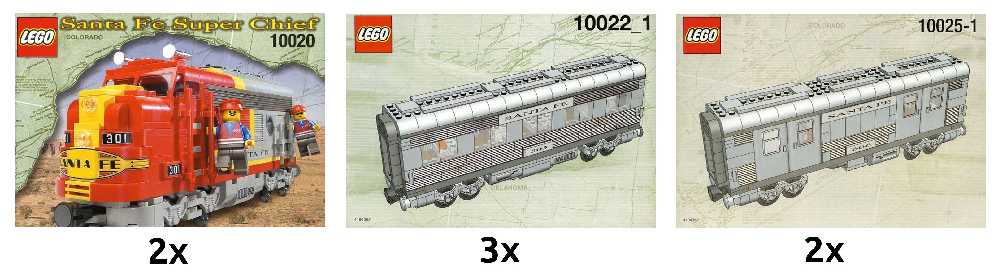 Lego Santa Fe Train Kit
