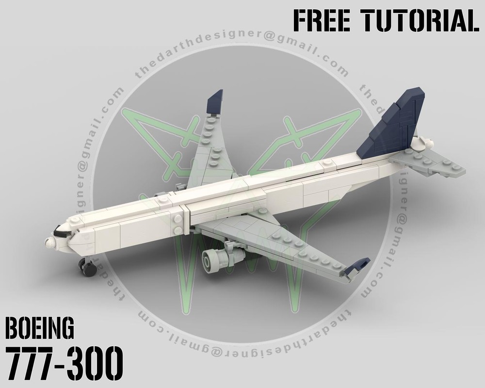 Lego BOEING 777-300 - 1:300 Scale
