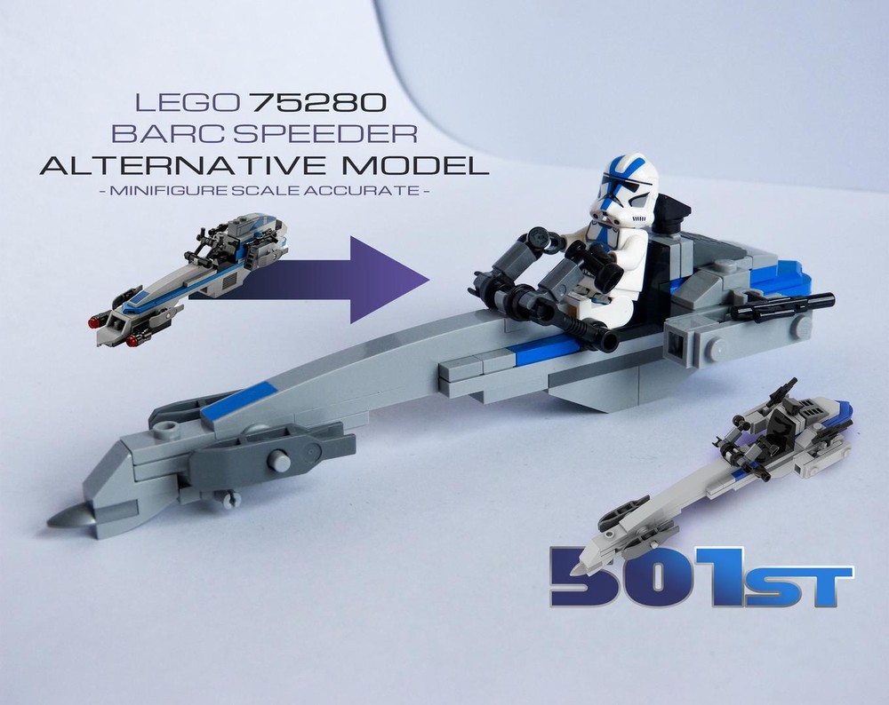 Lego 501st battle pack - barc speeder 75280 ALTERNATIVE MODEL