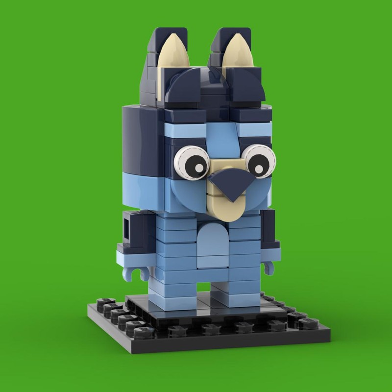 Lego Bluey Brickheadz - Miniature Scale