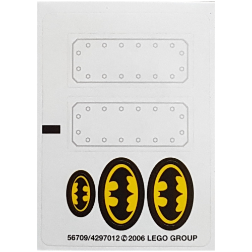 Lego Sticker Sheet for Set 7780-1 / [No Color/Any Color]