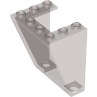 Lego Windscreen 3 x 4 x 4 Inverted / Trans-Brown