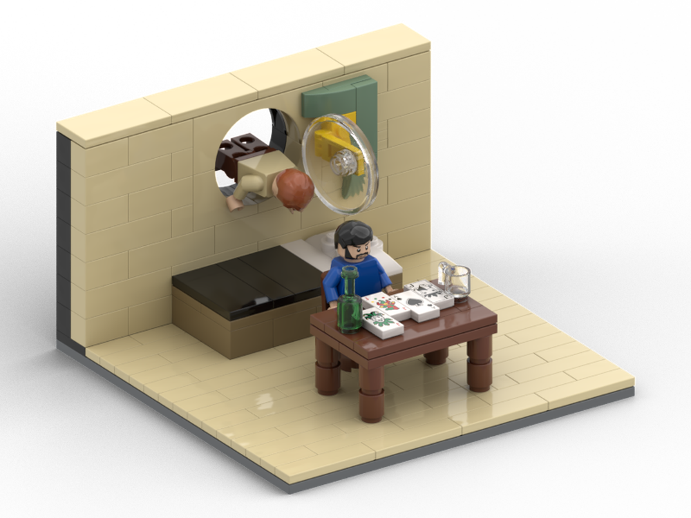 Lego the adventures of Tintin - mini scene 16x16 - the crab with the golden claws