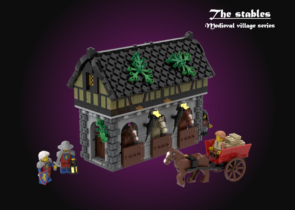 Lego The stables - Medieval village series