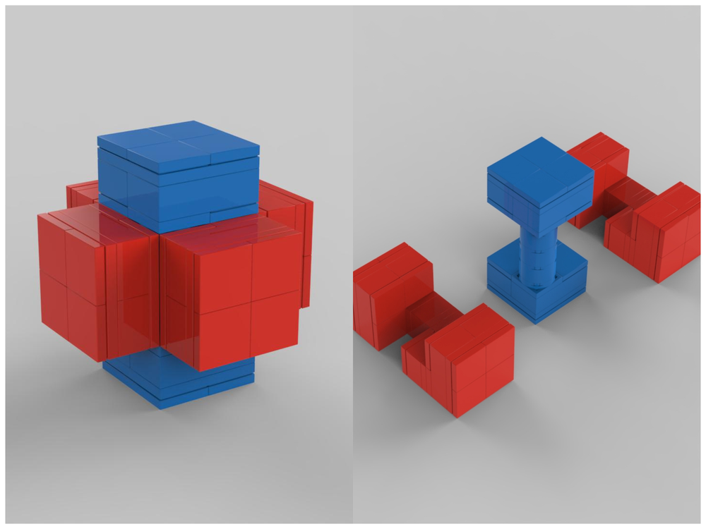 LEGO 3-Piece Burr Puzzle