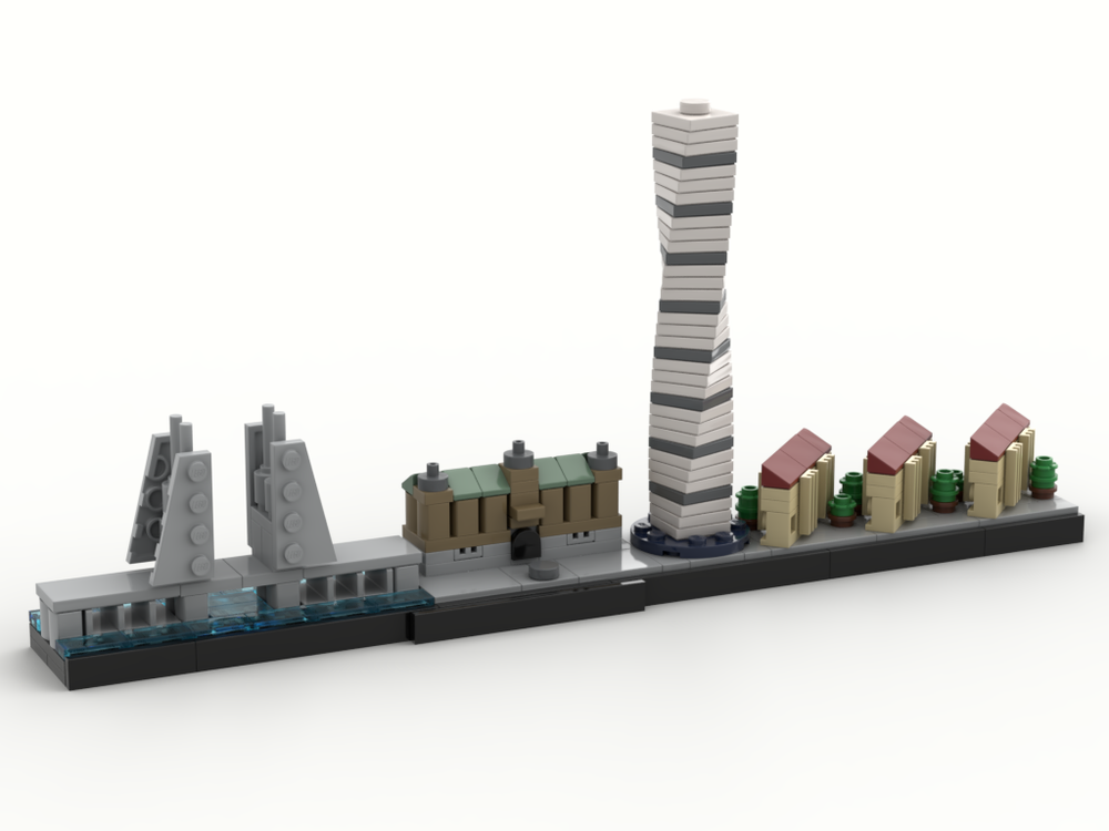 Lego Malmö Skyline