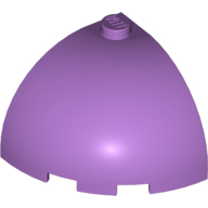 Lego Brick Round Corner 3 x 3 x 2 Dome Top / Medium Lavender