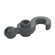 Lego Hook with Towball / Dark Bluish Gray
