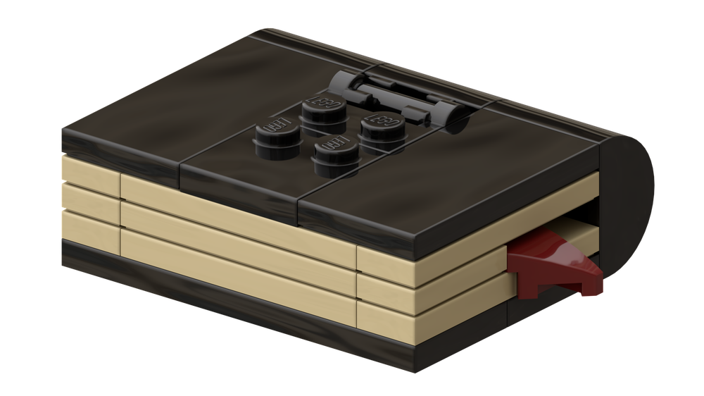 Lego Sheriff's book - black & tan