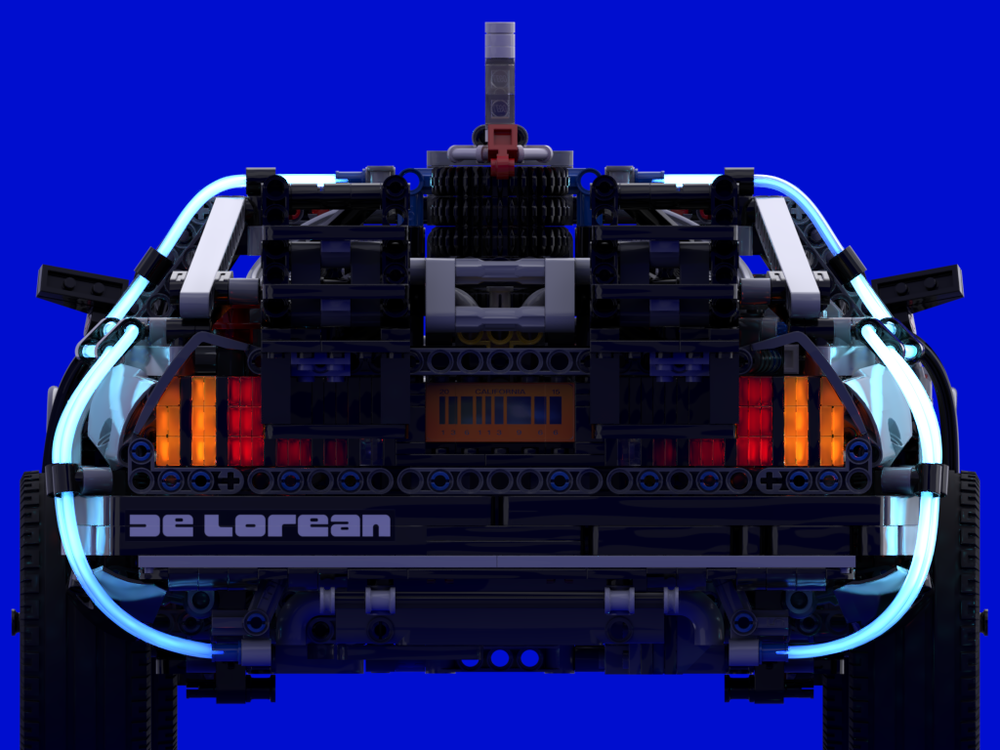 Lego Part 2 BTTF LEGO Technic Delorean RC