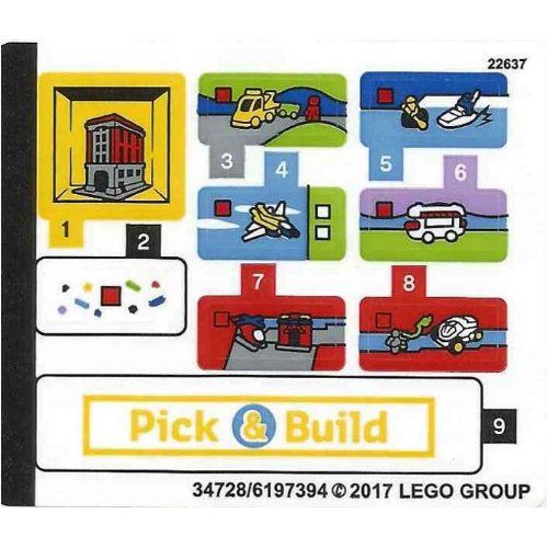 Lego Sticker Sheet for Set 40178-1 / [No Color/Any Color]