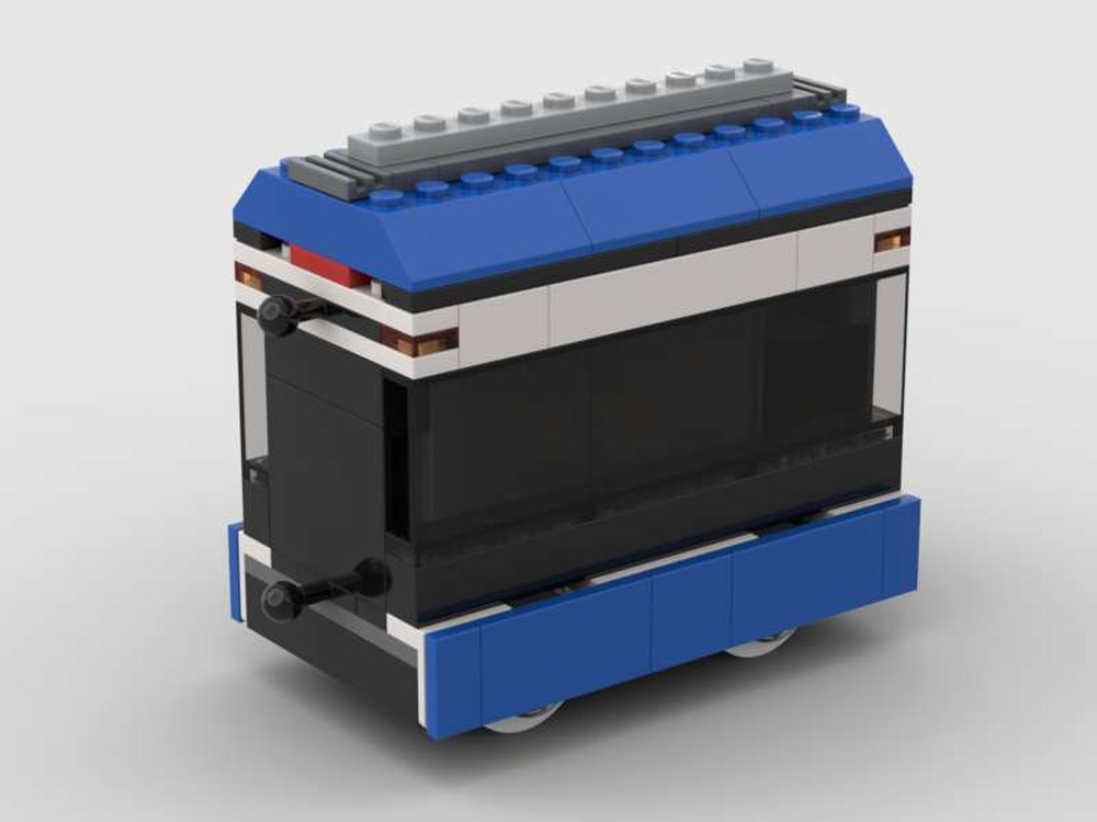 Lego 8404 Public Transport Tram Passenger Car MOD