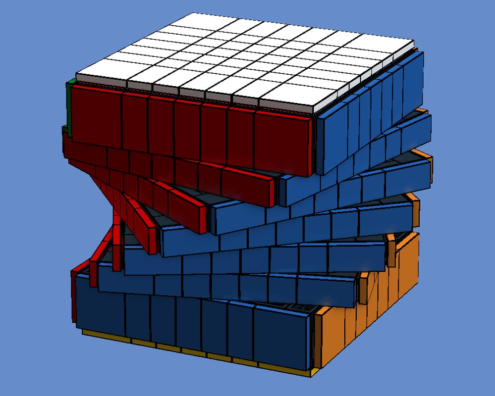 Lego V-Cube 7 (7x7x7) Puzzle Cube Non-Functional