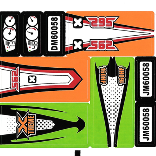 Lego Sticker Sheet for Set 60058-1