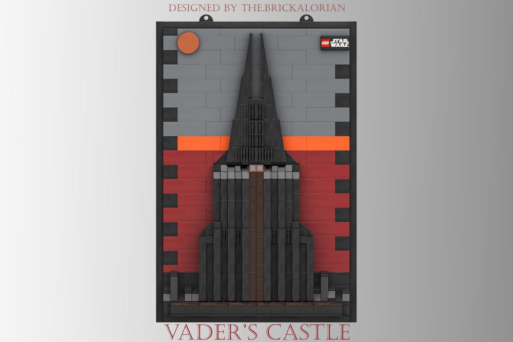 Lego Vader's Castle - Wall Art Frame