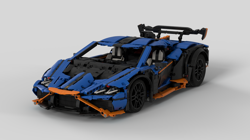 Lego Huracan STO Blu/Orange