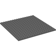 Lego Plate 16 x 16 / Dark Bluish Gray