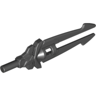 Lego Weapon Sword Double Blade with Bar Holder [Chi Sword] / Black