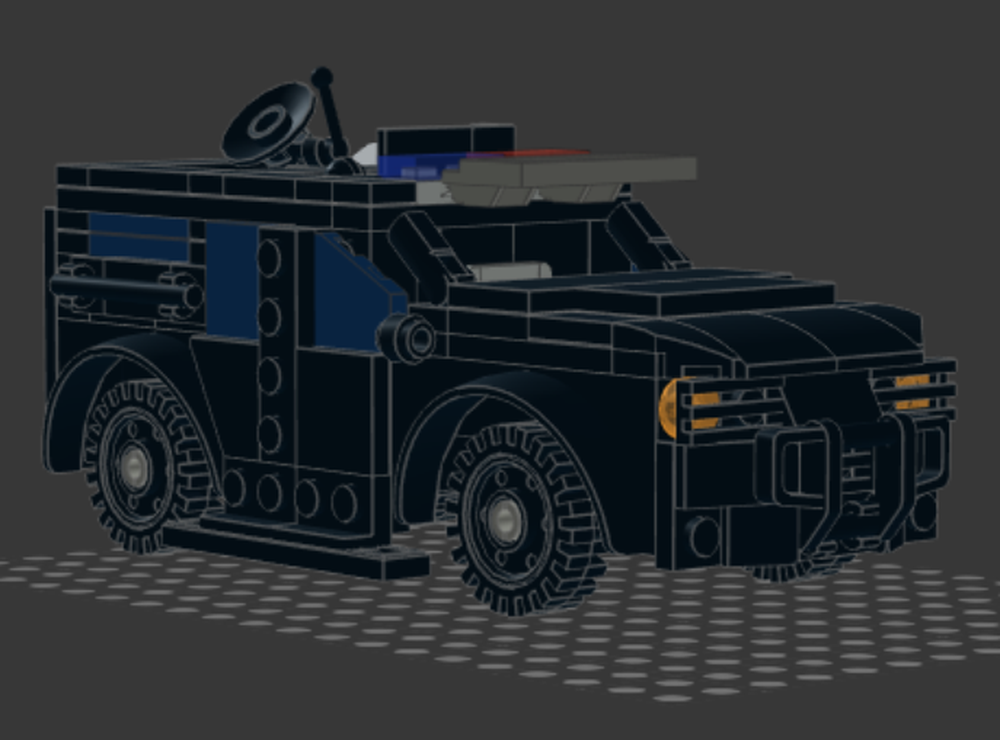 Lego Lenco Bearcat G3 Modded.