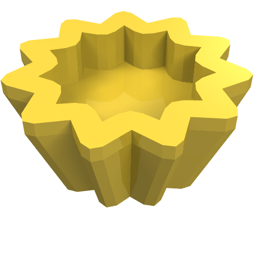 Lego Equipment Cupcake Holder [Kitchen Implements Kit] / Yellow