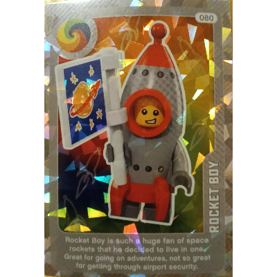 Lego Trading Card, Create the World Living Amazingly - Rocket Boy (Foil) / [No Color/Any Color]