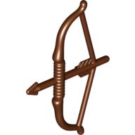 Lego Weapon Bow and Arrow Long / Reddish Brown