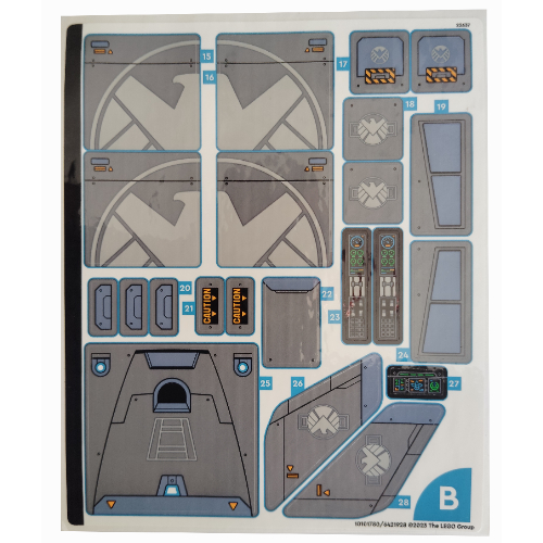 Lego Sticker Sheet 2 for Set 76248-1 / [No Color/Any Color]