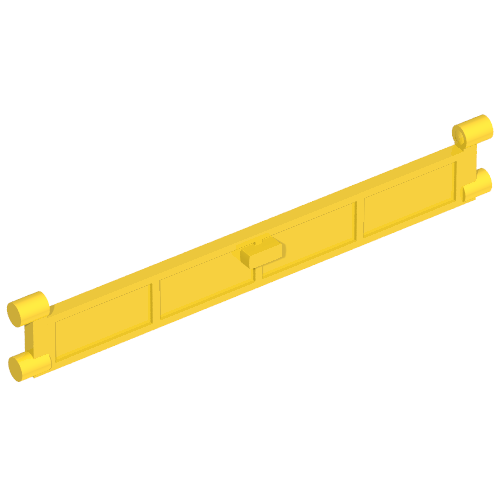 Lego Garage Roller Door Section with Handle / Yellow