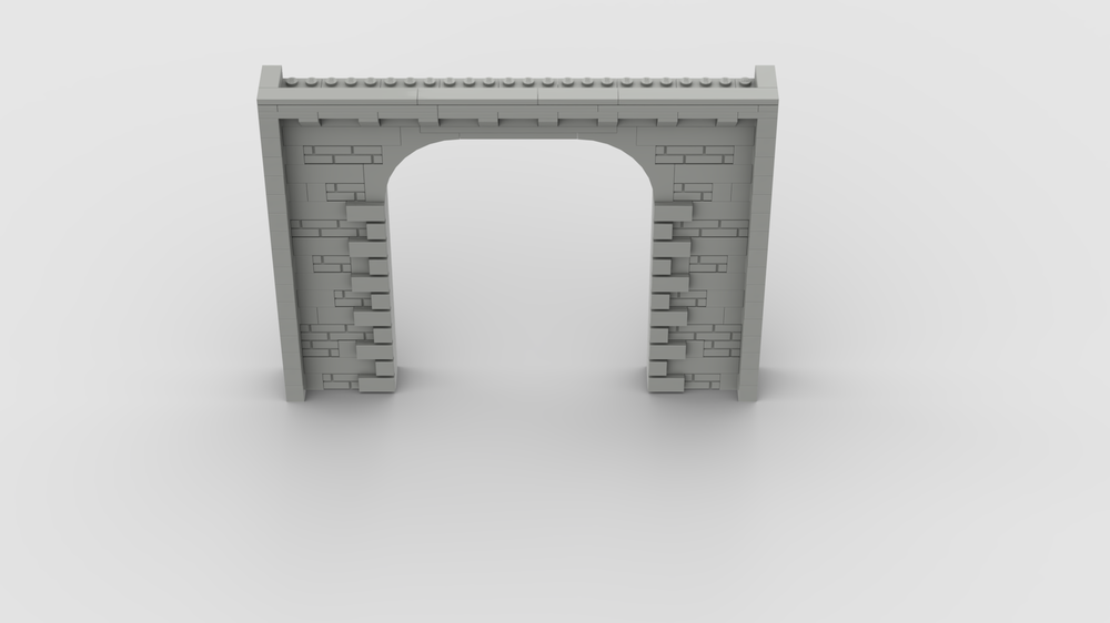 Lego Train tunnel entrance