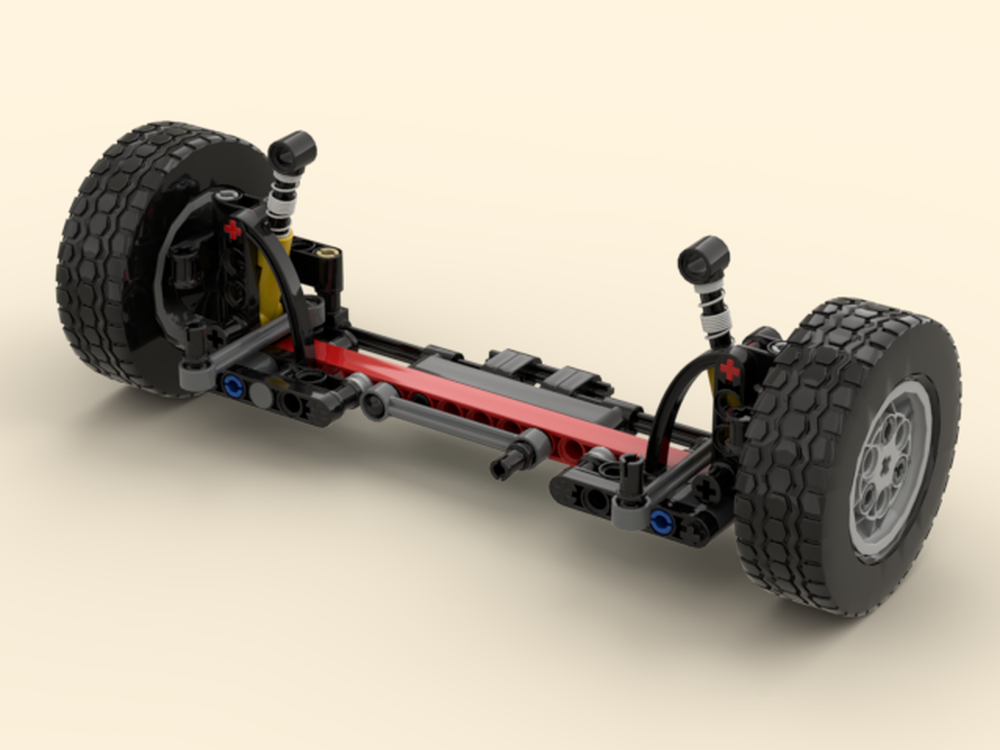 Lego Low Floor Bus - Steering mechanism - V3