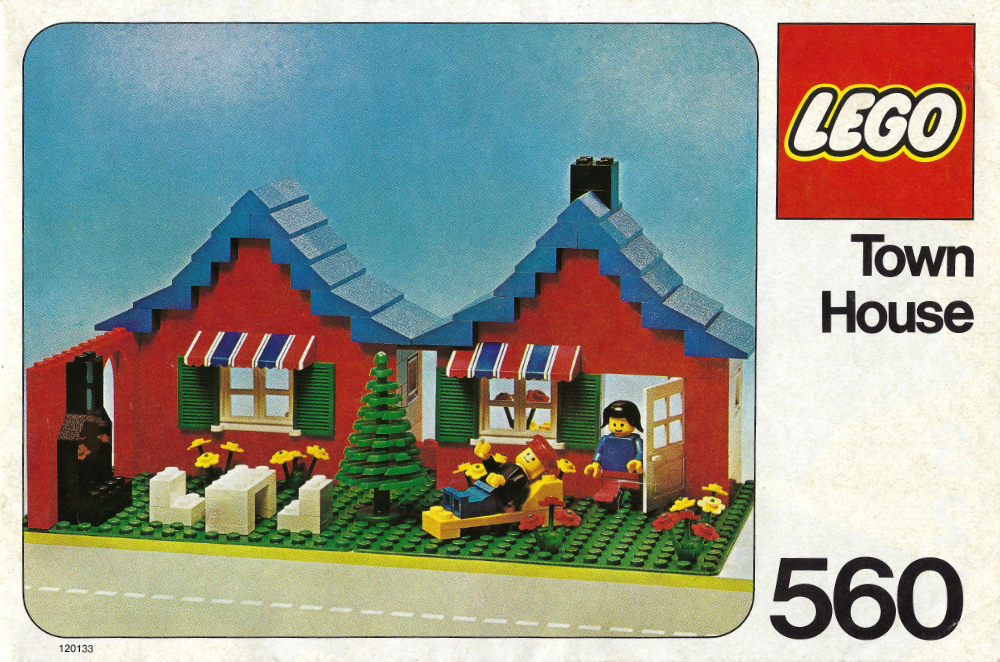 Lego Town House with Garden