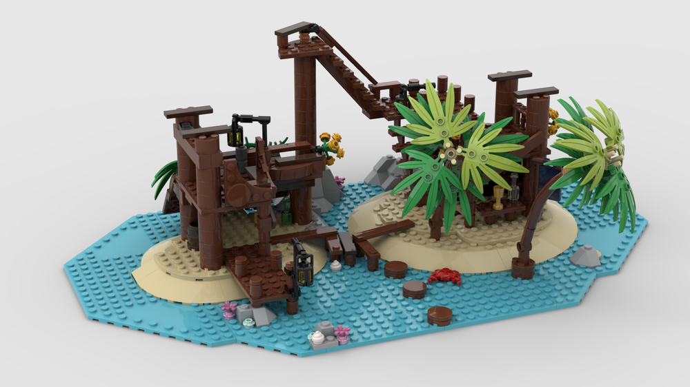 Lego Black Sea Barracuda stand